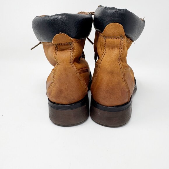 Steve Madden Womens Brown Leather 'Parley' Hiking Boot Size 6 (see description) - Picture 4 of 10